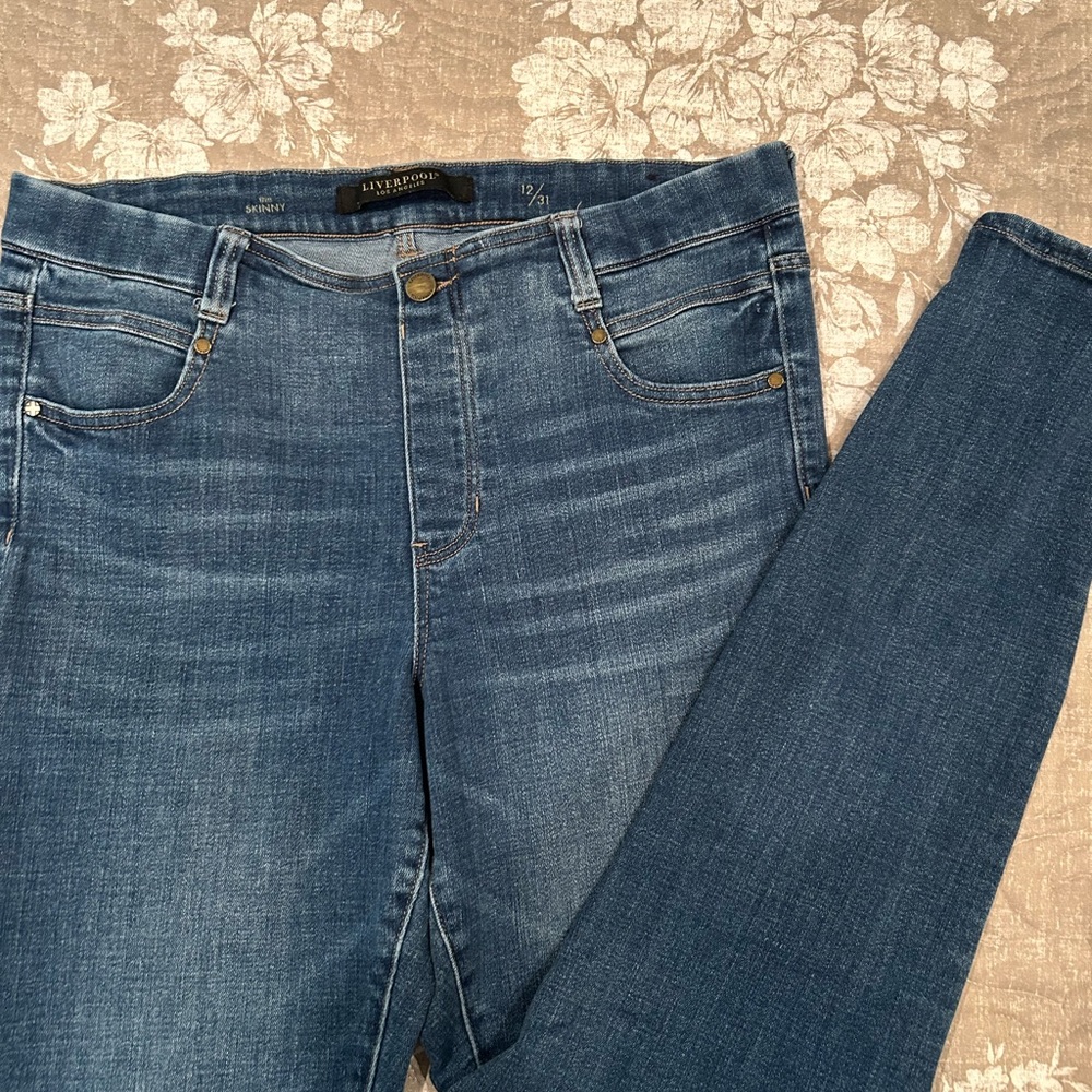 Liverpool Women's Medium Blue Skinny Jeans